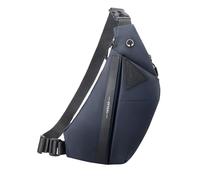 Sac de poitrine pour homme, ce sac à dos croisé combine sans problème une touche de présomption et de personnalité | Sac de poitrine imperméable : sac à dos polyvalent, sac à dos, bleu, Consulte la