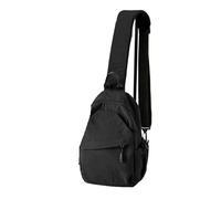 Sac de poitrine pour homme, sac à bandoulière de poitrine, sac banane de niche, grande capacité, sac à bandoulière décontracté, escalade de montagne, noir, Taille unique, Bohème