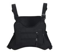 Sac De Poitrine pour Hommes - Gilet De Sports De Plein Air | Gilets Multifonctions Imperméables pour La Course Et Le Cyclisme | Gilet De Sport - Packs De Poitrine en Tissu Oxford Imperméable pour