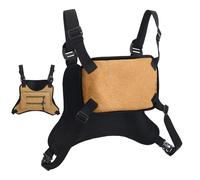 Sac de Poitrine pour Hommes - Tissu Oxford 14,97x10,24 po | Pochette de Rangement imperméable pour Gilet, Sac de Course léger | Entraînement en Plein air Randonnée Cyclisme Pêche Voyage Jogging Moto