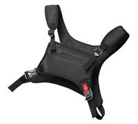 Sac de poitrine réglable, sac de course à pied, équipement d'entraînement, résistant à l'eau, capacité de stockage supplémentaire, 21,6 x 41,9 cm pour les exercices décontractés et les activités