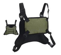 Sac de Poitrine Running - Poche De Gilet Oxford Étanche Avec Espace De Stockage Supplémentaire,Sac De Veste Pour La Course À Pied - Pour Plein Air, Entraînement, Randonnée, Cyclisme, Pêche, Voyage, Jo