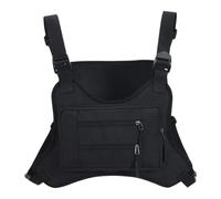 Sac de Poitrine Running,Poche De Gilet Oxford Étanche Avec Espace De Stockage Supplémentaire - Sac Pour Course À Pied,Pour Moto, Sports, Extérieur, Entraînement, Randonnée, Cyclisme, Pêche, Voyage, Jo