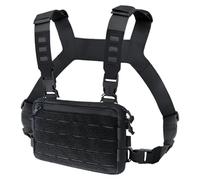 Sac de poitrine - Sac de poitrine de sport, sac banane très confortable avec soutien amélioré pour la randonnée, la chasse, la gym, la pêche, l'escalade, la plage et les aventures urbaines, Noir