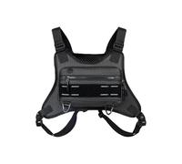 Sac de poitrine tactique d'extérieur pour homme, gilet de course avec rangement, gilet lumineux de marche de nuit, sac à dos de cyclisme