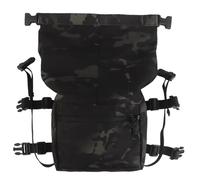 Sac de Poitrine Tactique Extensible, Pochette D'administration Molle Grande Capacité, Pochette de Poitrine Utilitaire pour Placard Split Chest Rig, Sac Banane Portable à Dégagement Rapide(BKCP)