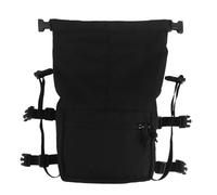 Sac de Poitrine Tactique Extensible, Pochette D'administration Molle Grande Capacité, Pochette de Poitrine Utilitaire pour Placard Split Chest Rig, Sac Banane Portable à Dégagement Rapide(Black)