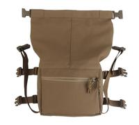 Sac de Poitrine Tactique Extensible, Pochette D'administration Molle Grande Capacité, Pochette de Poitrine Utilitaire pour Placard Split Chest Rig, Sac Banane Portable à Dégagement Rapide(Tan)