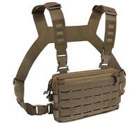 Sac de poitrine tactique pour homme : gilet de sac à dos modulaire modulaire réglable | Équipement de voyage de chasse de camping léger de marche dans l'eau, pack respirant en plein air pa, Marron
