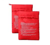 Sac De Pommes De Terre Réutilisable Pour Micro-Ondes,Tissu De Cuisson,Gain De Temps,4 Sachets D'Apprentis,N'Importe Quel Type De Pot-Tag,Cuisson Express,1 Pièce,4 Pièces.2 Pack