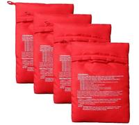 Sac De Pommes De Terre Réutilisable Pour Micro-Ondes,Tissu De Cuisson,Gain De Temps,4 Sachets D'Apprentis,N'Importe Quel Type De Pot-Tag,Cuisson Express,1 Pièce,4 Pièces.4 Pack.