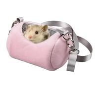 Sac de porte-animaux portable | Sac à dos en peluche chaude pour hamster | Bois de transport de petits animaux avec fenêtre en maille, lézard, oiseau, transporteur de lapins, cage extérieure de transp