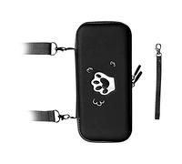 Sac de Porte-Jambes de Joli Chat, Coquille Dure Professionnelle - Boîte de Grande capacité Résistance à la Poussière à l'épreuve de la Poussière pour GameConsole - Accessoires (Noir