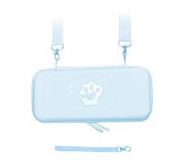 Sac de Porte-Jambes de Joli Chat, Coquille Dure Professionnelle - Boîte de Grande capacité Résistance à la Poussière à l'épreuve de la Poussière pour GameConsole - Accessoires (Bleu Jacinthe)