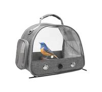 Sac de Porte-Oiseaux | Cage de Sac à Dos d'oiseau de Voyage | Pet Transparent Transparent Cage de Voyage Respirant pour Les Oiseaux, Petits Animaux de Compagnie, Hamsters, Lapins, perroquets