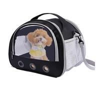 Sac De Porte-Porche-Cochon Sac De Porteur De Lapin, Sac À Main À Petit Animal, Fenêtre Transparente, Conception Multifonctionnelle, 22x19x18cm, pour Voyager avec des Hamsters, des Cobayes, des Lapins