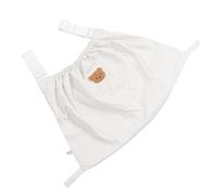 Sac de Poussette éTanche, RéSistance à la DéChirure Mignon Simple Poussette Sac Organisateur Motif Ours RéUtilisable pour Chargeur pour TéLéPhone Portable (Beige)