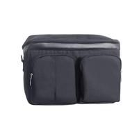Sac de poussette for enfants, sac de rangement de maternité, sac à couches de grande capacité, panier suspendu de poussette, organisateur de poche de rangement de bouteilles for enfants(Black)