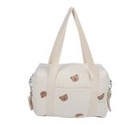 Sac de Poussette pour bébé, Organisateur de Poussette Universel Multifonctionnel, Sac à Main Réutilisable brodé, Sac à Couches (Sac Ours)