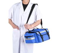 Sac De Premier Secours Vide, Sac Secours Médical D'urgence Professionnel Grande Capacité Avec Planche Division Intérieur Et Fond Antidérapant,Convient À Infirmière,Domicile,EMT, MS,Randonnée A