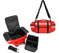 Sac De Premier Secours Vide, Sac Secours Médical D'urgence Professionnel Grande Capacité Avec Planche Division Intérieur Et Fond Antidérapant,Convient À Infirmière,Domicile,EMT, MS,Randonnée B