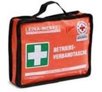 Sac de premiers secours avec contenu conforme à la nouvelle norme DIN 13157:2021 I Mallette de premiers secours avec support Velcro pratique, boîte de premiers secours pour les entreprises, les