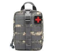 Sac de Premiers Secours Tactique Molle EMT IFAK Pouch Rip-Away Trauma First Emergency Pack(ACU)