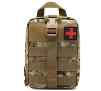 Sac de Premiers Secours Tactique Molle EMT IFAK Pouch Rip-Away Trauma First Emergency Pack(Camo)
