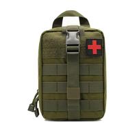 Sac de Premiers Secours Tactique Molle EMT IFAK Pouch Rip-Away Trauma First Emergency Pack(Green)