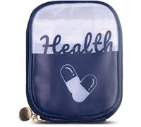Sac De Premiers Secours Vide Pour Médicaments - Petit Sac De Voyage Pour Homme Et Femme - Mini Trousse Médicale Pour Voyage, Maison, Camping, Urgence, Style 1 Bleu