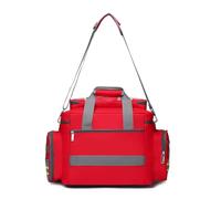 Sac de premiers secours vide professionnel avec séparateurs intérieurs amovibles pour réservoir d'oxygène pour EMT, EMS, infirmières, ambulanciers, soins de santé à domicile, Rouge, 30cm*40cm*15cm