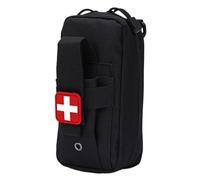 Sac de premiers soins en nylon MOLLE SCHESCHES avec plusieurs poches Sac de premiers soins d'urgence Emergency avec sangles à instruction pour la randonnée en plein air