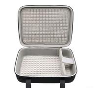 Sac de projecteur portable en EVA pour XGIMI Z9X 4K - Intérieur en polaire douce absorbant les chocs avec séparateur amovible - Poignée confortable - Double fermeture éclair en métal - Noir - 31 x 24