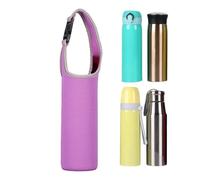 Sac de protecteur de bouteille d'eau, porteuse isolée de bouteille d'eau,Porte-bouteille d'eau manipulé transporteur d'extérieur | Adventure Hydratation Protective Sleeve avec boucle pour boissons éne