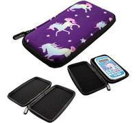 Sac De Protection De La Calculatrice Compatible Avec Texas Instruments Little Professor En Motif De Licorne - Violet, Housse De Rangement De Transport[Z1099]