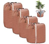 Sac de protection hivernal pour plantes, essentiel pour les jardiniers, protège les plantes de la neige, de la grêle et du gel (65 x 70 cm)