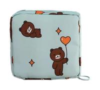 Sac de protection menstruelle - Pochette spacieuse en tissu Oxford, récipient multifonction à fermeture éclair | Design portable, gestion de l'hygiène, zones d'utilisation de voyage, école, bureau