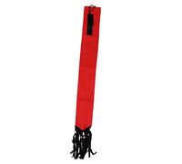 Sac de Protection pour Queue de Cheval, Tissu Non tissé avec Frange, Conception à Crochets et Boucles (Rouge)