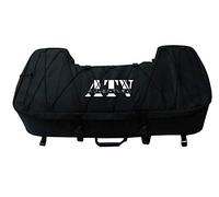 Sac de quad Camo pour montage avant ou arrière avec tricot solide 93 x 43 x 23 cm, Noir , 93 x 43 x 23 cm