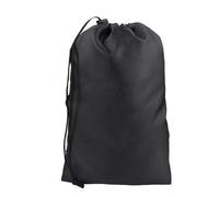 Sac de ramassage d'herbe pour tracteur de gazon pour collection de feuilles, capacité de 1,5 m³, tissu Oxford 210D, noir