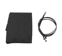 Sac de ramassage en non-tissé pour GE-CL 36 Li E-Solo et pour souffleurs de feuilles GARDENIC Hof 3000 W, design d'aspiration amélioré, fermeture éclair sécurisée, col de 30 cm