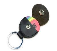 Sac de ramassage guitare porte-clés en cuir PU noir Picking Bag pratique et attrayant