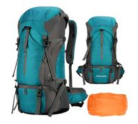 Sac de randonnée pour sac à dos : pack de 70 litres de grande capacité, voyage pliable portable | Support d'épaule rembourré ergonomique, matériau en tissu ventilé, voyages d'exploration longue D