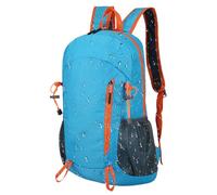 Sac de randonnée - Sac de jour léger - Grand sac de voyage étanche - Sac de camping pour et pêche - Équipement d'aventure avec design spacieux pour le cyclisme ou la randonnée, bleu clair, voir