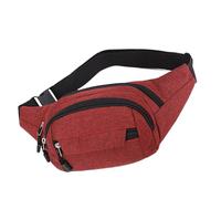 Sac De Randonnée Taille | Forfaits De Randonnée | Ceinture De Course Pour Les Femmes | Grand Sac Assis | Grands Sacs De Voyage | Sac Casual Imperméable Pour La Marche Pour Chiens, rouge, Fare