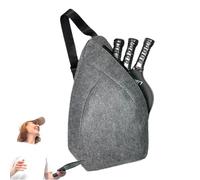 Sac de rangement à bandoulière pour pickleball - Pochette de raquette de tennis de 36 L, compartiment zippé de grande capacité pour bouteille d'eau, téléphone portable, clés | Organiseur de sport