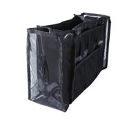 Sac de rangement à compartiments multiples pour accessoires de barbier - Fermeture éclair - En polyester robuste - Portable - Avec fermeture éclair ventilée - Organisateurs de cosmétologie