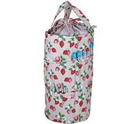 Hobby Gift Tricoter avec Cordon de Serrage-Sac de Rangement pour Fil-Accessoires-Crochet-Poches pour Aiguilles, Fraises Naturelles, 15 x 41 x 19,5cm