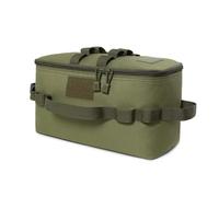Sac de rangement à gaz de grande capacité, boîte à ustensiles portable, isolation thermique, étanche, étui de rangement pour outils pour camping en plein air, vert militaire, Décontracté