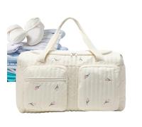 Sac de rangement à main - Avec capacité et nombreuses poches - Sac de rangement zippé - Pour pique-nique, camping, randonnée, escalade, pêche, séjour à l'hôpital, visite quotidienne des mamans
